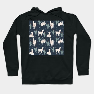 Lama cuteness dark Hoodie